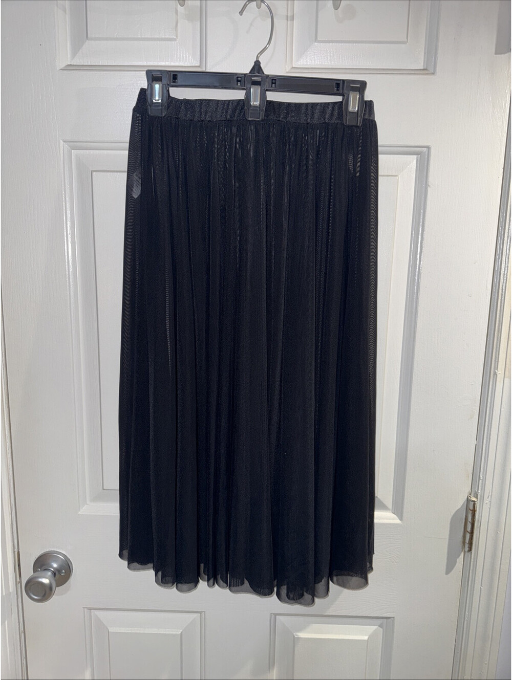 Weissman Lyrical Ballet Dance Costume Sheer Style 2-11044 Skirt BLACK Size MA